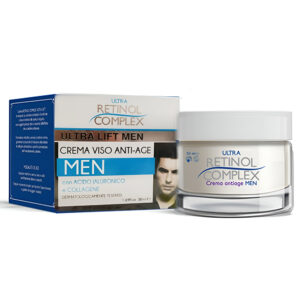 Ultra Retinol Kompleks Ultra Lift Muška Anti-Age Krema za Lice s Hijaluronskom Kiselinom, Hidratantna, Tonizirajuća i Učvršćujuća