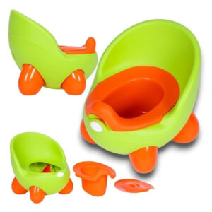 Dječja kahlica, prijenosna WC daska za djecu, uklonjivi umetak, protuklizne gumene noge, lagana mobilna WC školjka, učenje korištenja WC-a, stabilna konstrukcija, profilirano naslonište.