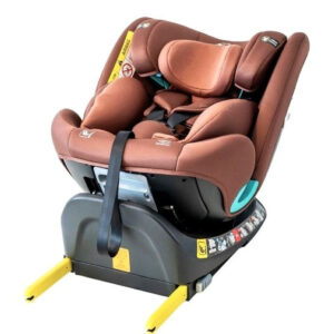 Saphir DELUXE Auto Stolica BUF BOOF Isize Coffee s Isofix Pozicijom, rotirajuća 165 stupnjeva, 360 stupnjeva, 40-150 cm