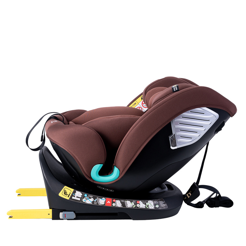 Saphir DELUXE Auto Stolica BUF BOOF Isize Coffee s Isofix Pozicijom, rotirajuća 165 stupnjeva, 360 stupnjeva, 40-150 cm - Slika 5