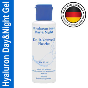 Hijaluronska kiselina protiv starenja 50 ml dnevni i noćni gel ekstrakt visoke doze bočica za samostalnu upotrebu I HERRLAN kvaliteta I proizvedeno u Njemačkoj
