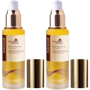 Carseell MACA CARE SYSTEM Pakiranje od 2 seruma za kosu s arganovim uljem, 50ml – Hidratantni, hranjivi, popravljači, profesionalna formula za suhu, oštećenu, obojenu, izbijeljenu kosu – Protiv kovrčanja, sjaj, mekoća, toplinska zaštita, antioksidativni vitamini – Dnevna upotreba kod kuće ili u salonu – Intenzivni tretman za ispucale vrhove – Pogodno za sve tipove kose: ravnu, kovrčavu, valovitu, tanku, gustu, prirodnu ili tretiranu – Bez sulfata, bez parabena, blagi miris – 2 x 50ml