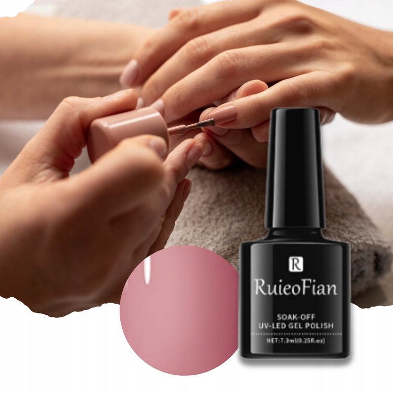 SAMO Ružičasti Hibridni Lak za Nokte s UV Zaštitom ROSE/L004 - Slika 2