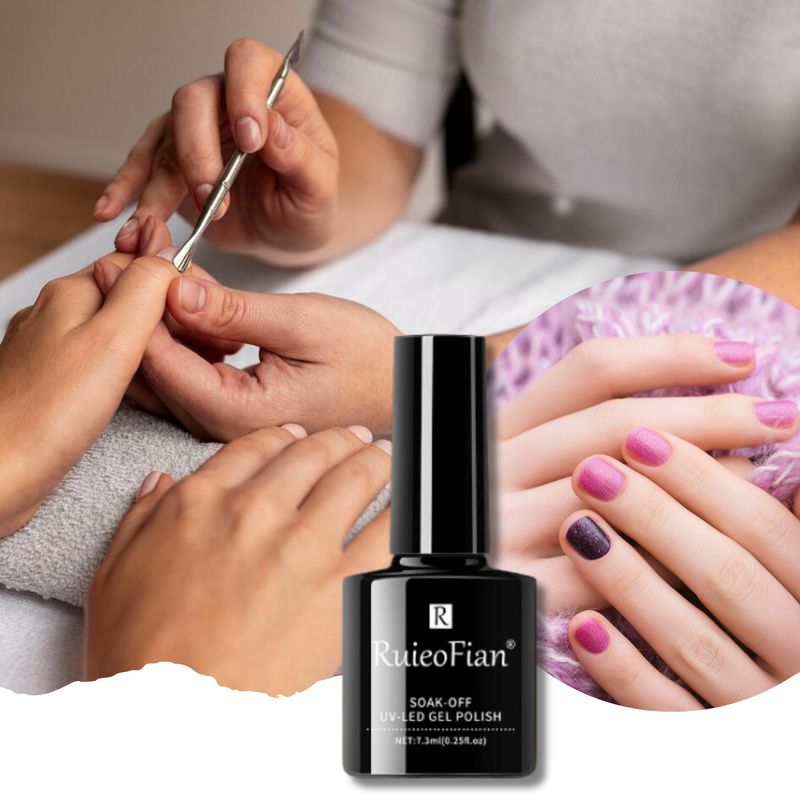 SAMO Ružičasti Hibridni Lak za Nokte s UV Zaštitom ROSE/L004 - Slika 4