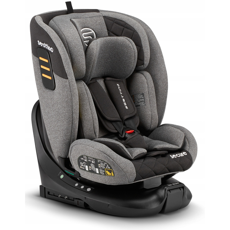 Sesttino Secure Pro Plus i-Size Rotirajuće 360° Auto Sjedalo | 40-150 cm | 0-36 kg | ISOFIX | Produženo Sjedalo za Nazad | Sigurnost & Udobnost za Malu Djecu & Djecu - Slika 3