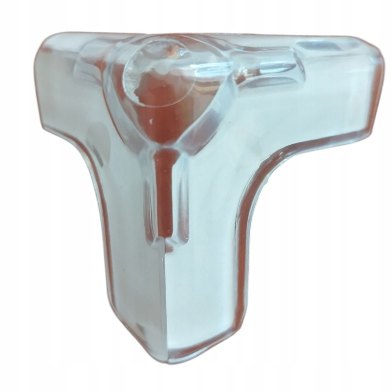 8 komada T-oblika Ojačanih Silikonskih Zaštitnika za Kutove Namještaja - Prozirni, Jednostavna Instalacija, Sigurnost Djece - Slika 2