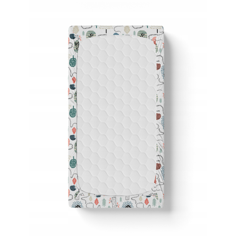 Ankras Pamučna Plahta s Gumicom za Krevetić 120x60cm Dizajn Ždretaša - Premium Kvaliteta, Izrađeno u Poljskoj, Prozračno, Izdržljivo za Dječju Posteljinu - Slika 5