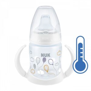 NUK Boca za bebe s kontrolom temperature, 150 ml, Bijela