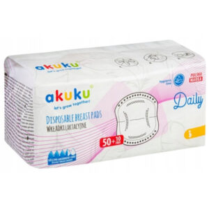 AKUKU Upijajući gel ulošci za dojenje, 60 komada