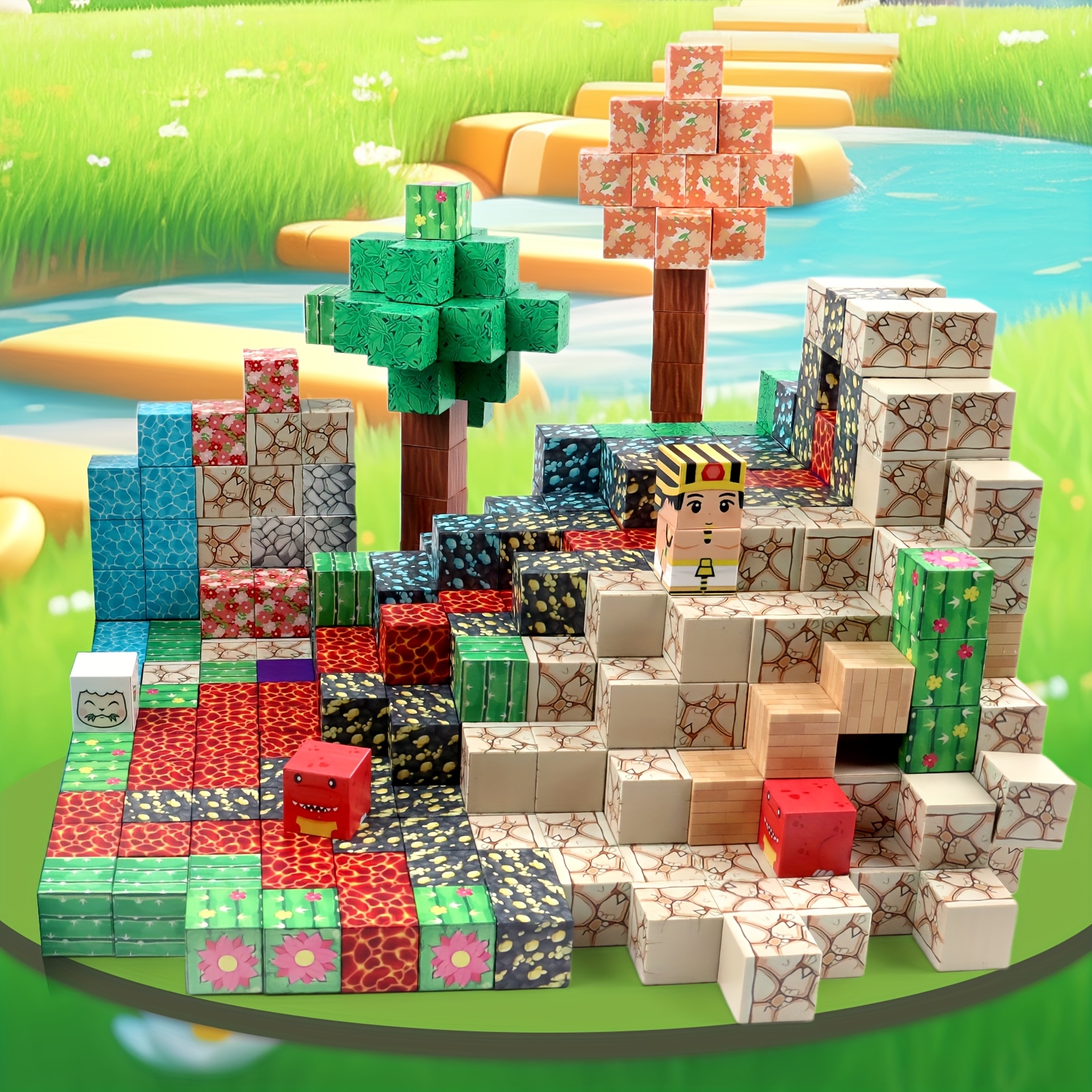 Magnetni građevinski set za djecu – 150 kom, STEM kreativne slagalice - Slika 5