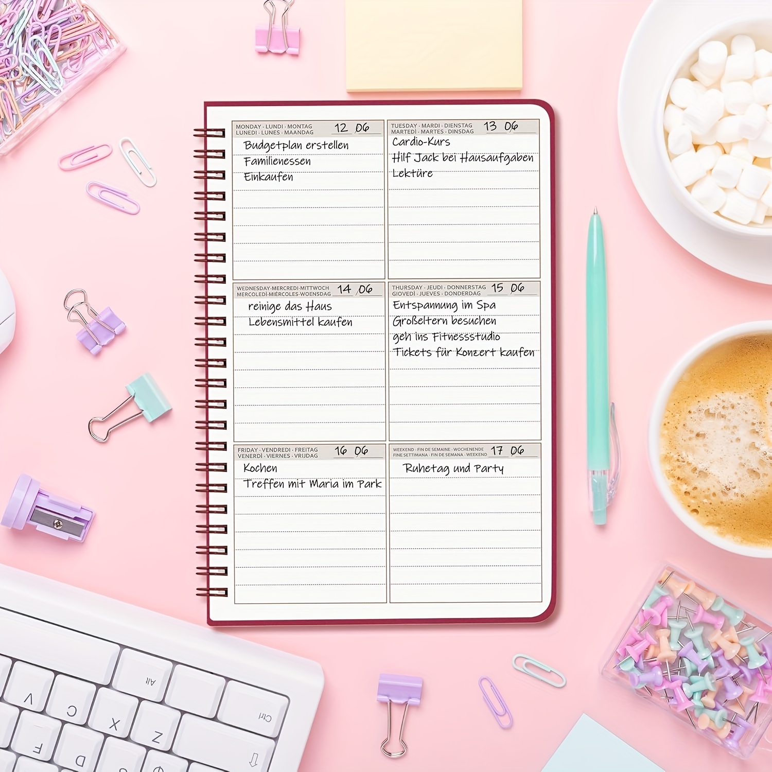 Tjedni planer bez datuma – A5 organizator obaveza - Slika 6