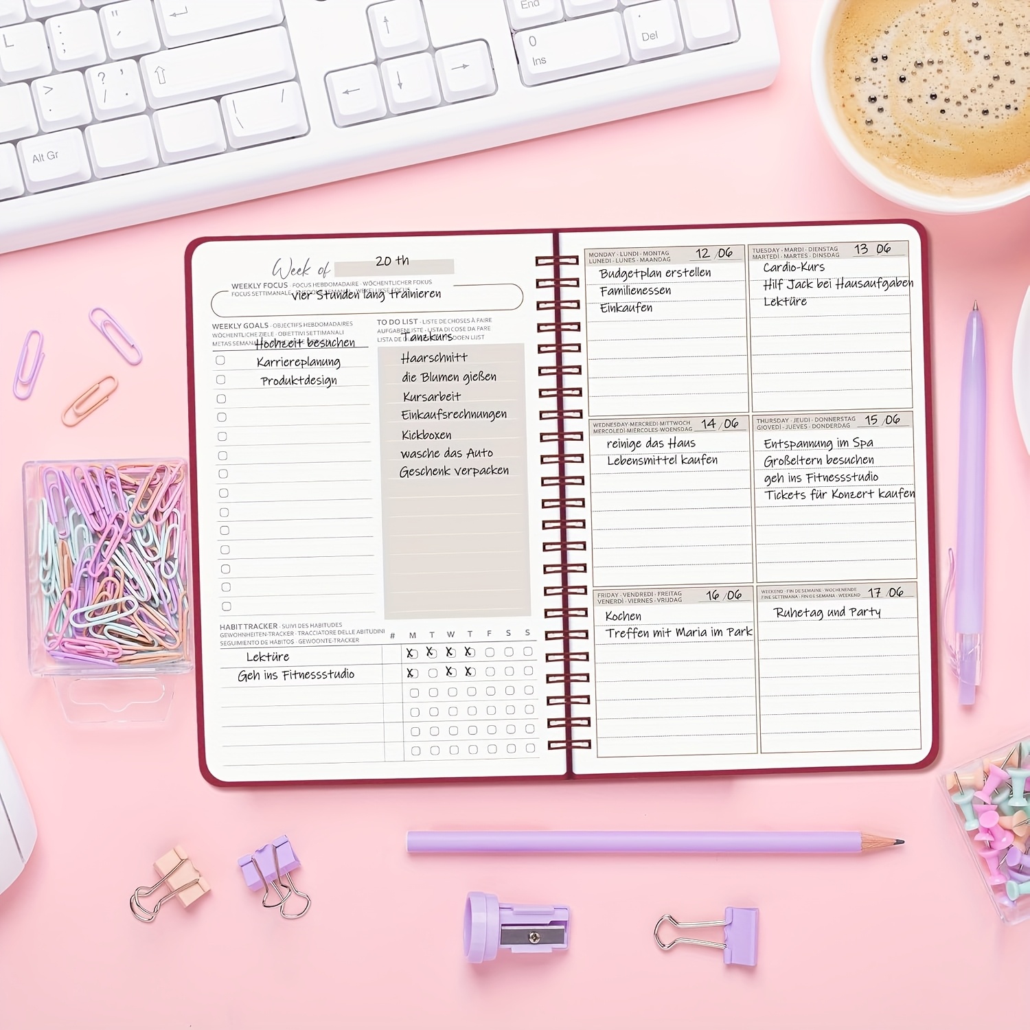 Tjedni planer bez datuma – A5 organizator obaveza - Slika 4