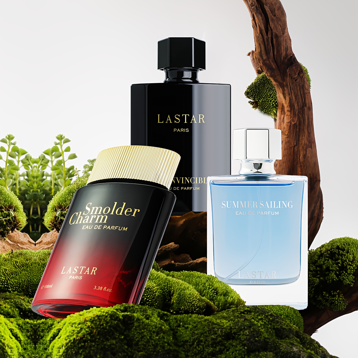 LASTAR Set parfema s feromonima, 100ml+50ml+50ml, Toffee, Amber Wood i Lavender, Violet i Rosemary, Cedarwood, Mature, Sunny and Alluring kombinacija parfema, Poklon pakiranje, Iznenađenje parfemsko poklon, Set parfema za žene, Parfemi