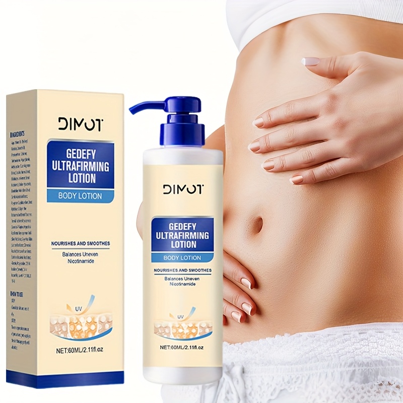 DIMOT 60ml Ultrafirming i Lifting Losion za Tijelo - Bez Mirisa, Bez Alkohola, Dnevna i Noćna Hidratacija za Sve Tipove Svijetlo Bež Kože, Ugladi Sitne Linije, Povećava Elastičnost, Vlaži, Elegantno Pakiranje, Premium Njega Kože, Ženska Njega, Rutina Njege, Moderna Njega, Formula bez Alkohola - Slika 4