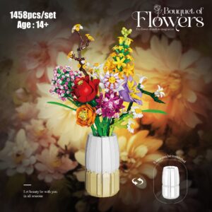 ada Ljetni stil Simulacija Buketa Sastavljivi Model Građevinski Blokovi Kreativna Dekoracija za Stol i Dom Igračke za Odrasle Izvrsne Rođendanske i Praznične Poklone