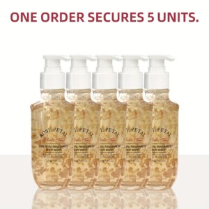 225g*5 kom Gel za tuširanje s mirisom ružinog cvijeta velikog volumena - Hidratantna formula, dugotrajan miris, bogat hijaluronskom kiselinom i ekstraktom ružinog cvijeta, bez parabena i ftalata