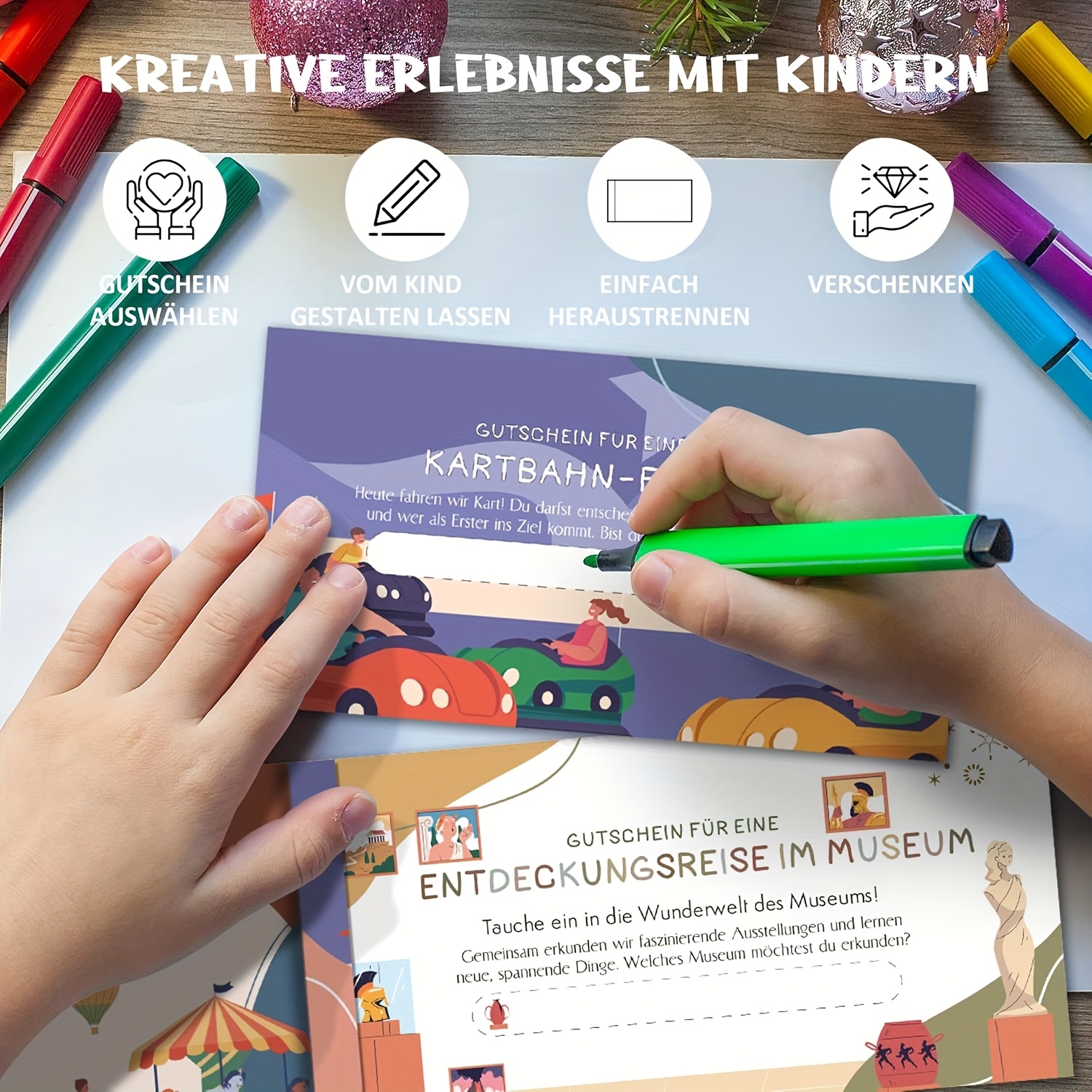 Set kreativnih poklon kupona – 24 personalizirana kupona - Slika 4