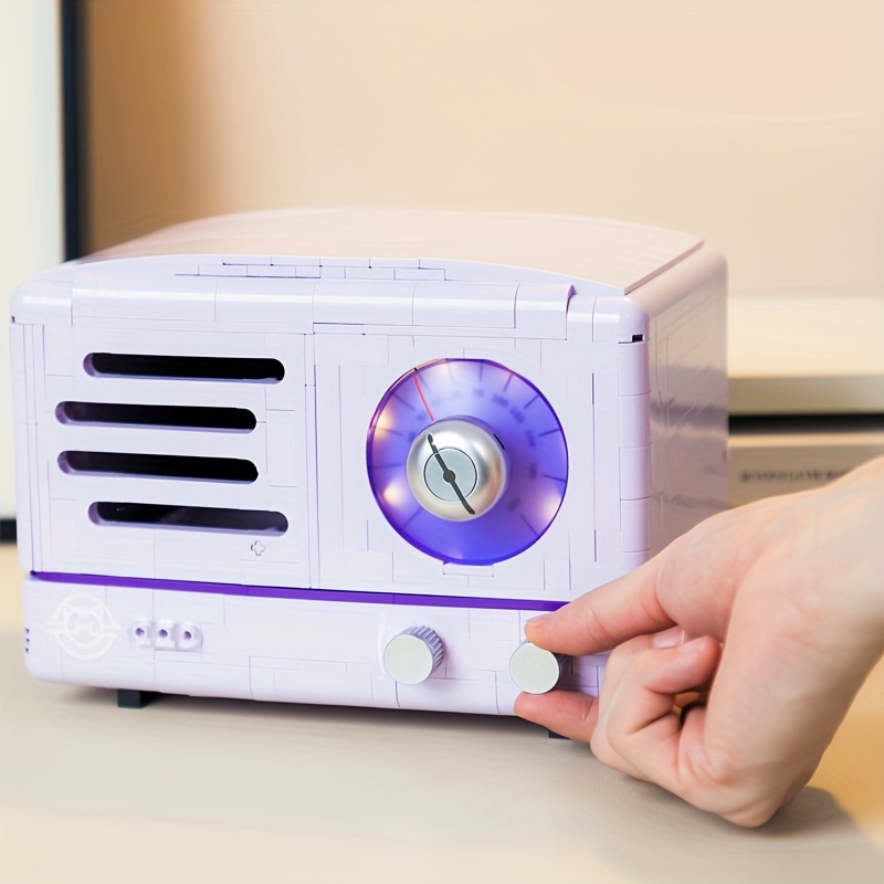 NO Originalna Kutija 1000 komada Kućni Dekor Prekrasan Radio Model Građevinski Blokovi Sklopivi Modelski Set za Božić - Slika 3