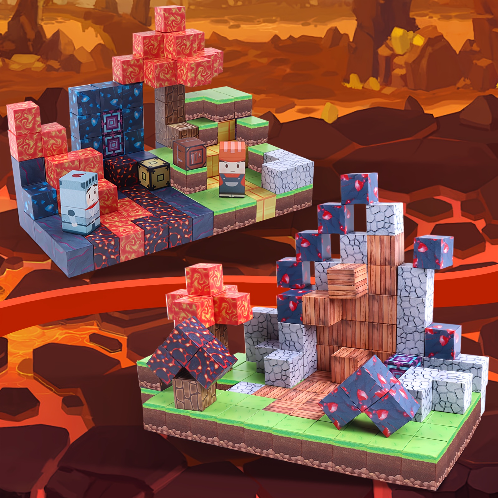 Magnetni građevinski set za djecu – 150 kom, STEM kreativne slagalice - Slika 4