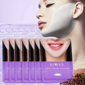 ILISYA maska za vješanje na ušima, sadrži askorbinsku kiselinu i druge sastojke, podiže i zateže liniju čeljusti, hidratizira i zateže, posvjetljuje i djeluje protiv starenja, poboljšava dvostruku bradu, njeguje kožu lica, kućna njega i esencijalni poklon