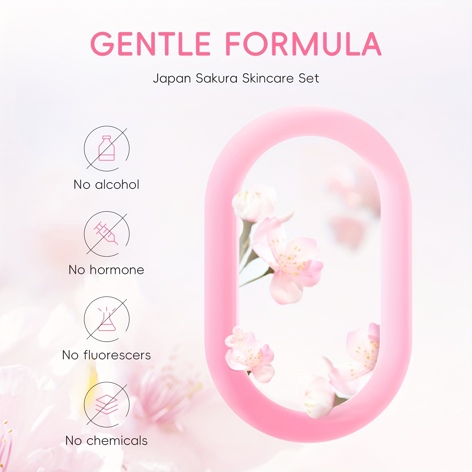 LAIKOU Vitamin C i Sakura Trešnjin Cvijet Svijetlo Bež Set za Njegu za Žene i Muškarce - Dnevni i Noćni Rutinski Komplet s Serumom Vitamina C za Posvjetljivanje i Sakura Proizvodima za Hidrataciju - Prikladno za Sve Tipove Svijetlo Bež Kože (Osjetljiva, Suha, Masna) - Idealno - Slika 3