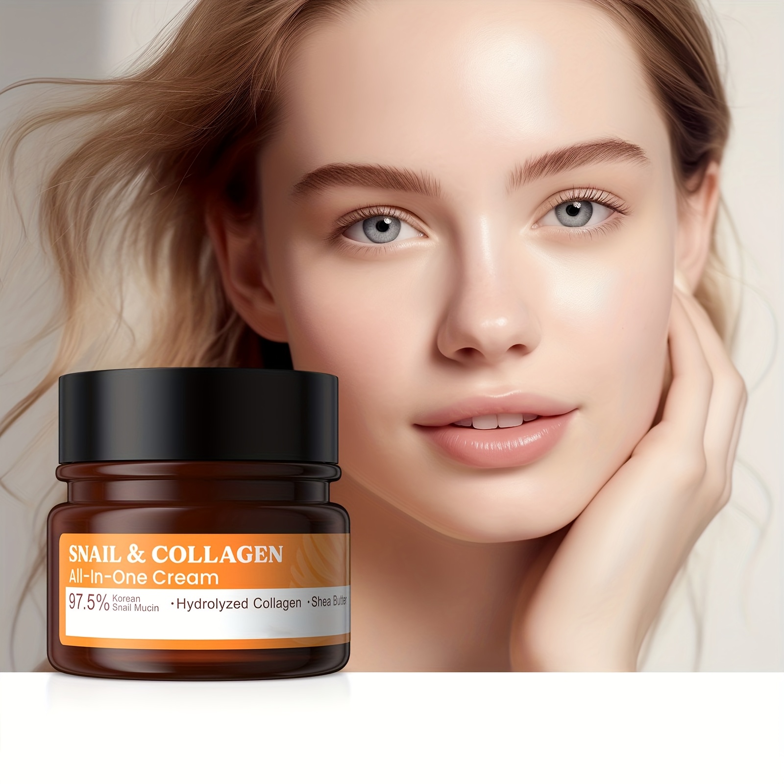 LAIKOU Korejski set za njegu kože s puževim sluzom - 9-proizvodna rutina (Essence od mucin 100ml, Piling/Tonik/Krema Dream) za muškarce i žene, osjetljivu i suhu beige njuštavnu kosmetiku, poklon za Valentinovo, svih tipova tena, azijska ljepota - Slika 8