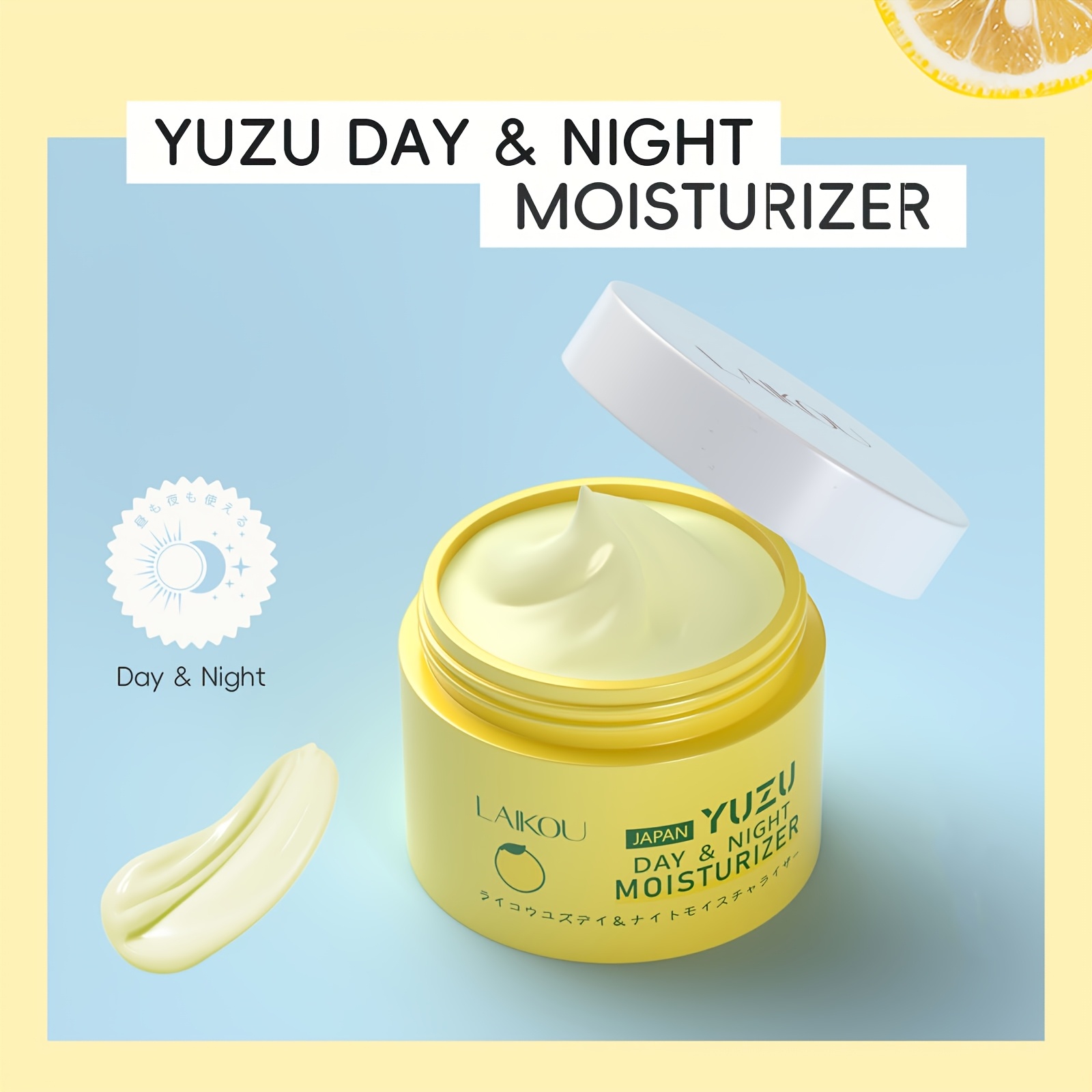 LAIKOU YUZU Njega lica svijetlo bež set od 5 komada, dnevna i noćna hidratantna krema 0.88oz, čistač 1.76oz, tonik 3.38fl.oz, krema za oči 0.53oz, serum 0.59fl.oz, s vitaminom C i niacinamidom – idealan rođendanski poklon za djevojku, sestru, majku - Slika 10