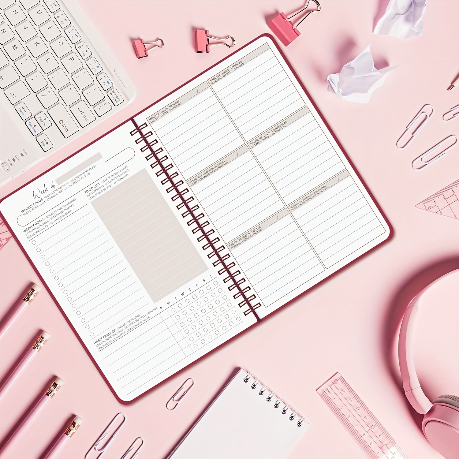 Tjedni planer bez datuma – A5 organizator obaveza - Slika 7