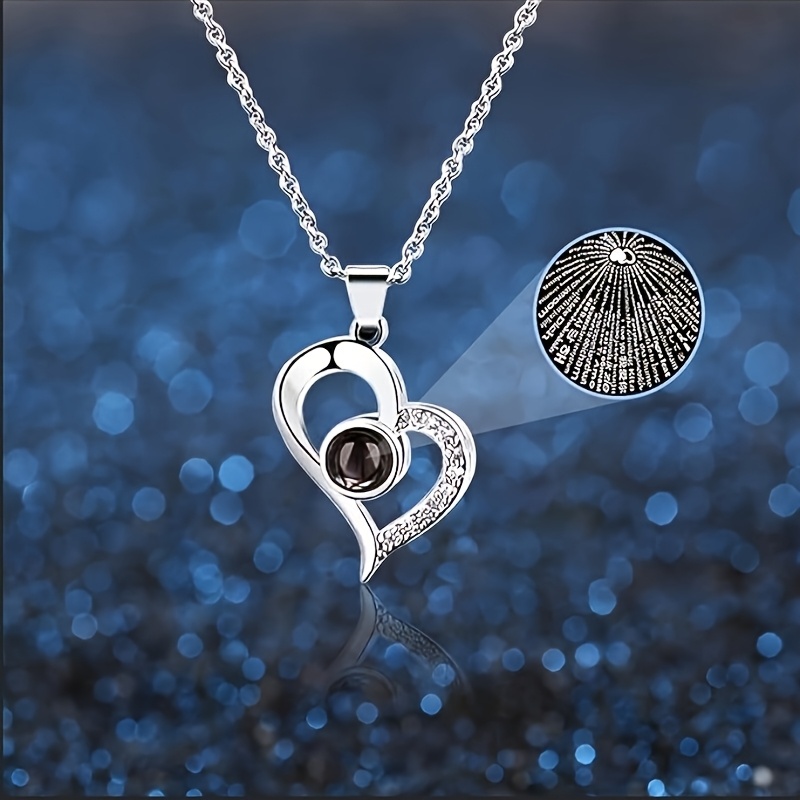 MONODEAL Vječna prava ruža, s ogrlicom I Love You, 100 jezika, prave ruže, cvjetni nakit, poklon kutija, ruža, romantična za vo, Majčin dan, Božić, rođendanski pokloni za nju - Slika 3