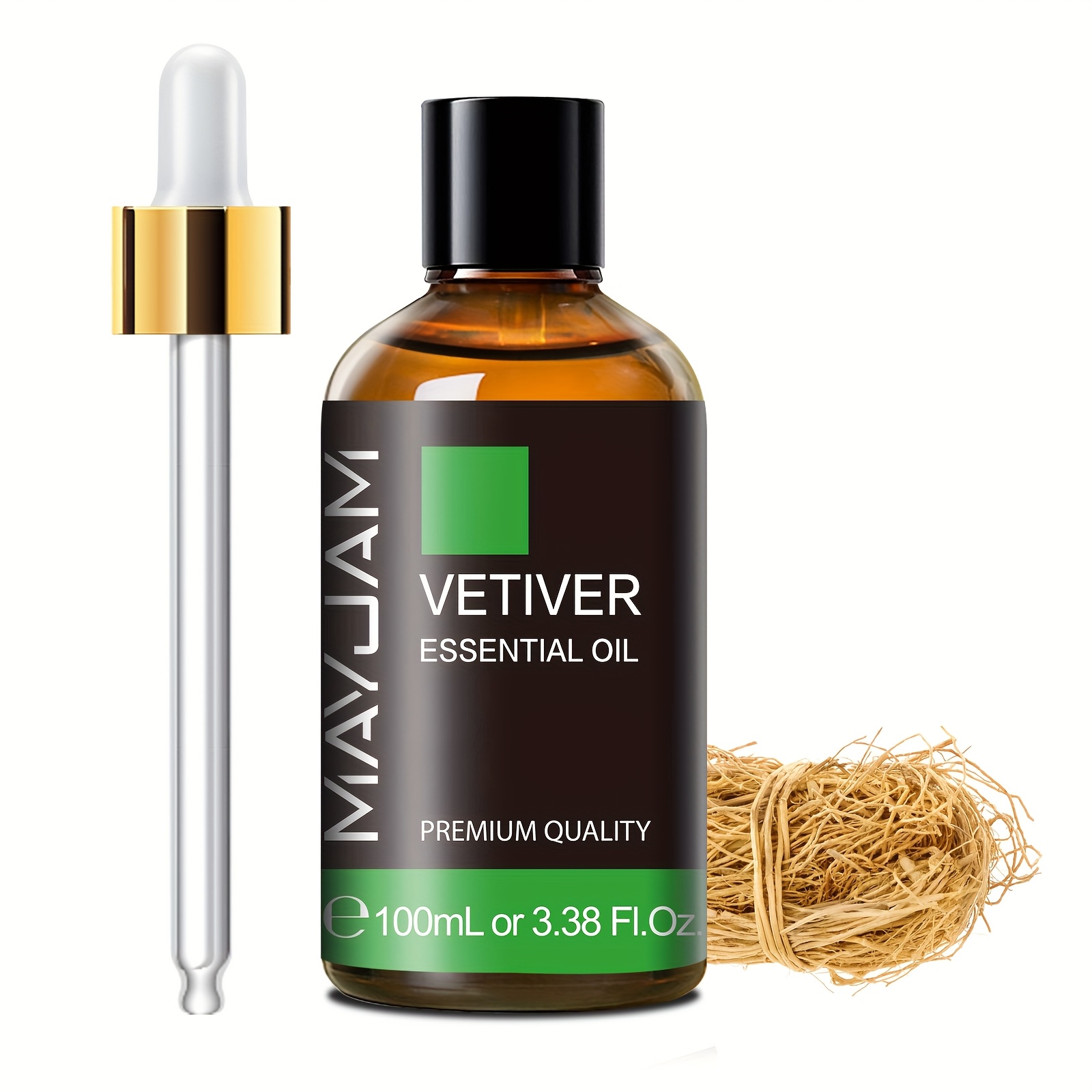 3.38 Fl Oz Vetiver Esencijalno Ulje |, Difuzor, Svijeća, Idealan Poklon Za Razne Prigode - MAYJAM