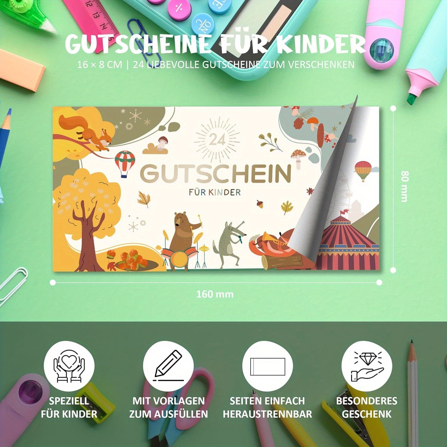 Set kreativnih poklon kupona – 24 personalizirana kupona - Slika 2