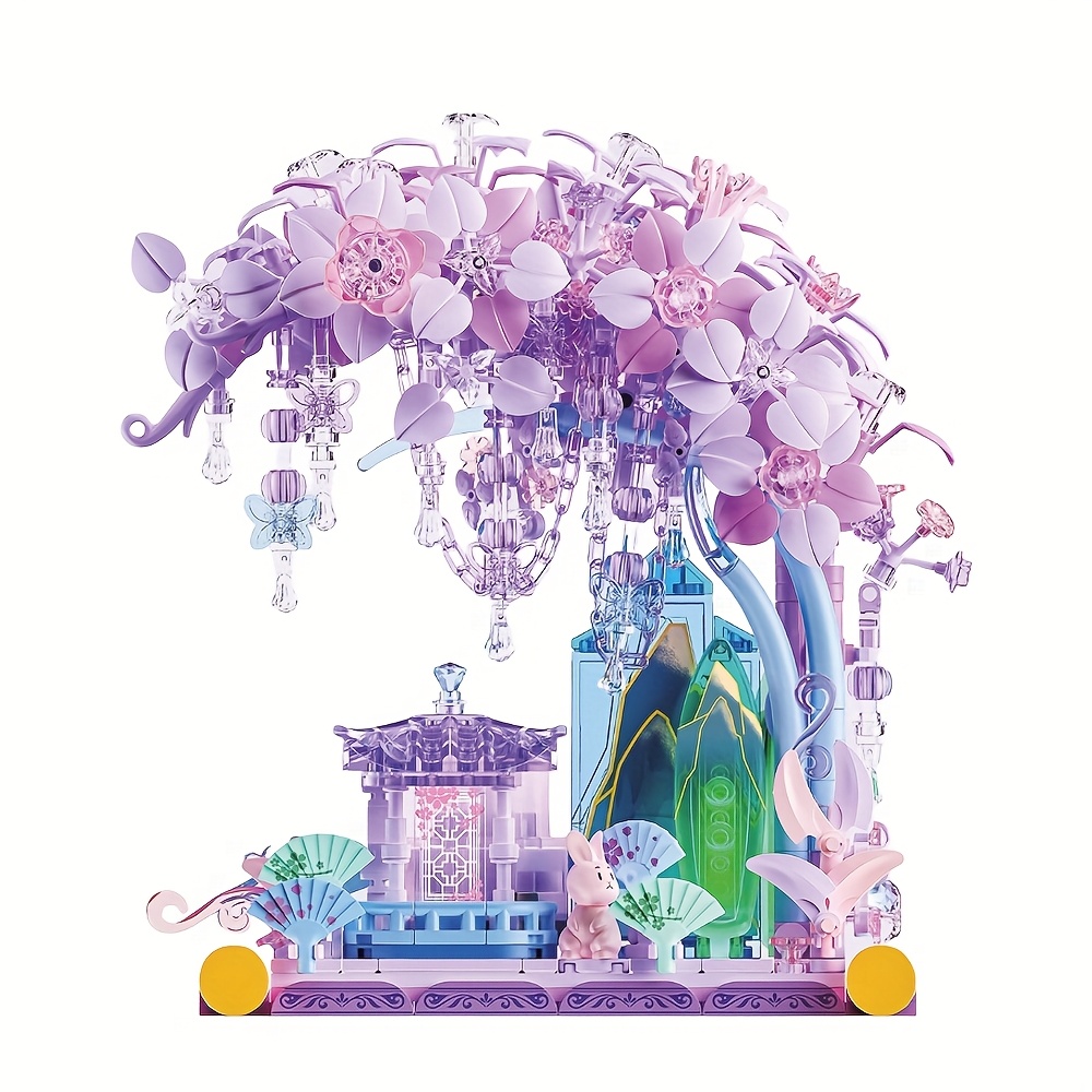 Komplet građevnih blokova s temom trešnjinog cvijeta - Slika 3