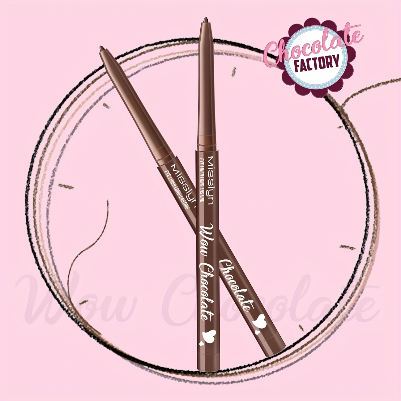 Dugotrajni Otporan na Razmazivanje Čokoladno Smeđi i Karamel Eyeliner - Krema Gel Formula s Preciznom Vrhom za Krilaste Izglede, Osjetljiv Svijetlo Bež Siguran, Jednostavan za Početnike za Svakodnevnu Upotrebu i Posebne Prigode (Smeđe Nijanse), Šminka Esencijalna, Prirodan Izgled, Lagana Primjena, Visokopigmentirana Boja, Eyeliner Gel, Make Up Proizvod, Luksuzni Make Up, Smeđi Eyeliner Olovka, Eyeliner Gel, Tekući Eyeliner, Šminka za Žene, Tekuća Eyeliner, Gel Eyeliner - Slika 2