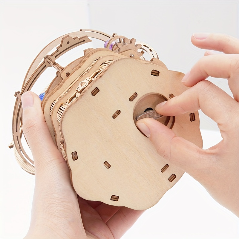 Starry Night Orrery mehanički glazbeni kutija za žene/muše pokloni za tinejdžere odrasle-AMK51 - Slika 5