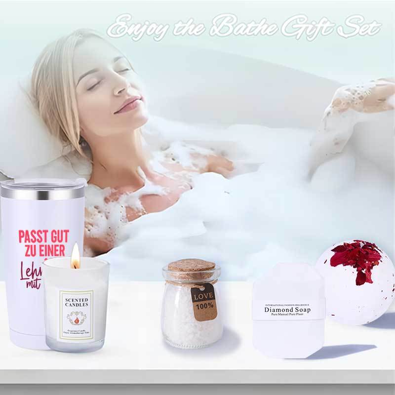8-dijelni bijeli set za kupanje za žene s morskom solju i pjenastim sapunom, spa set, rođendanski poklon za samopomoć učiteljicama, savršen poklon za povratak u školu, dar za zahvalnost učiteljicama, spa doživljaj, stilski dodaci za kupanje, elegantna kutija za poklone, premium proizvodi za kupanje, visokokvalitetni miris, osnovne potrepštine za spa, set kutije za poklone, ljubitelji spa-a, rutina samopomoći - Slika 5
