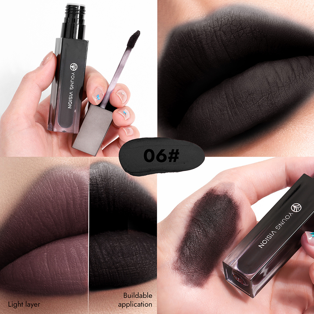 4 kom./6 kom. Gotički Cosplay Makeup Set - Višebojne Sjenke za Oči, Eyeliner Stamp, Puder, Crni Ruž i Glitter za zabave, Noć vještica, Cosplay izgled - Slika 6