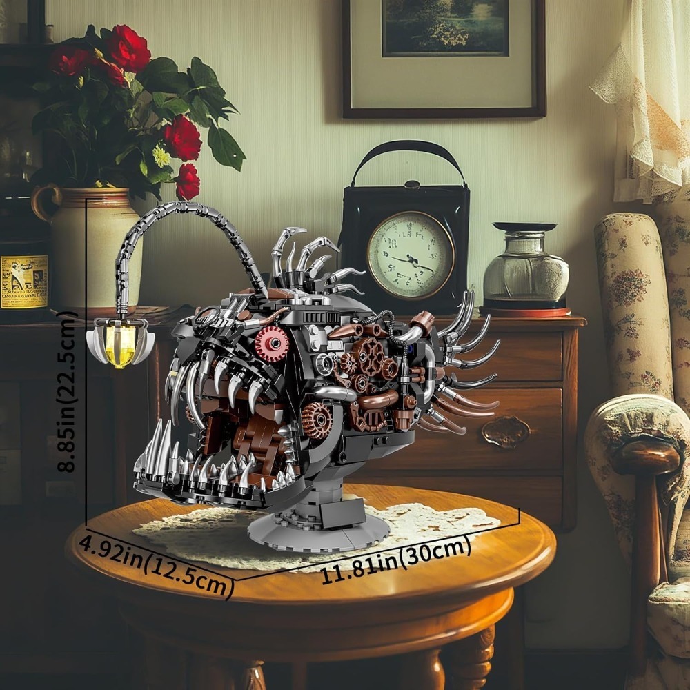 ada Mehanički Blokovi za Izgradnju Ribe - Slika 2