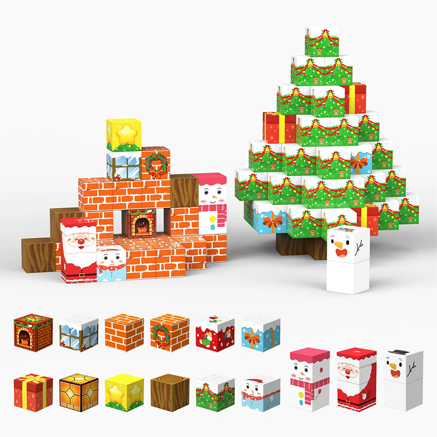 Magnetni građevinski set za djecu – 105 kom, STEM kreativne slagalice - Slika 2