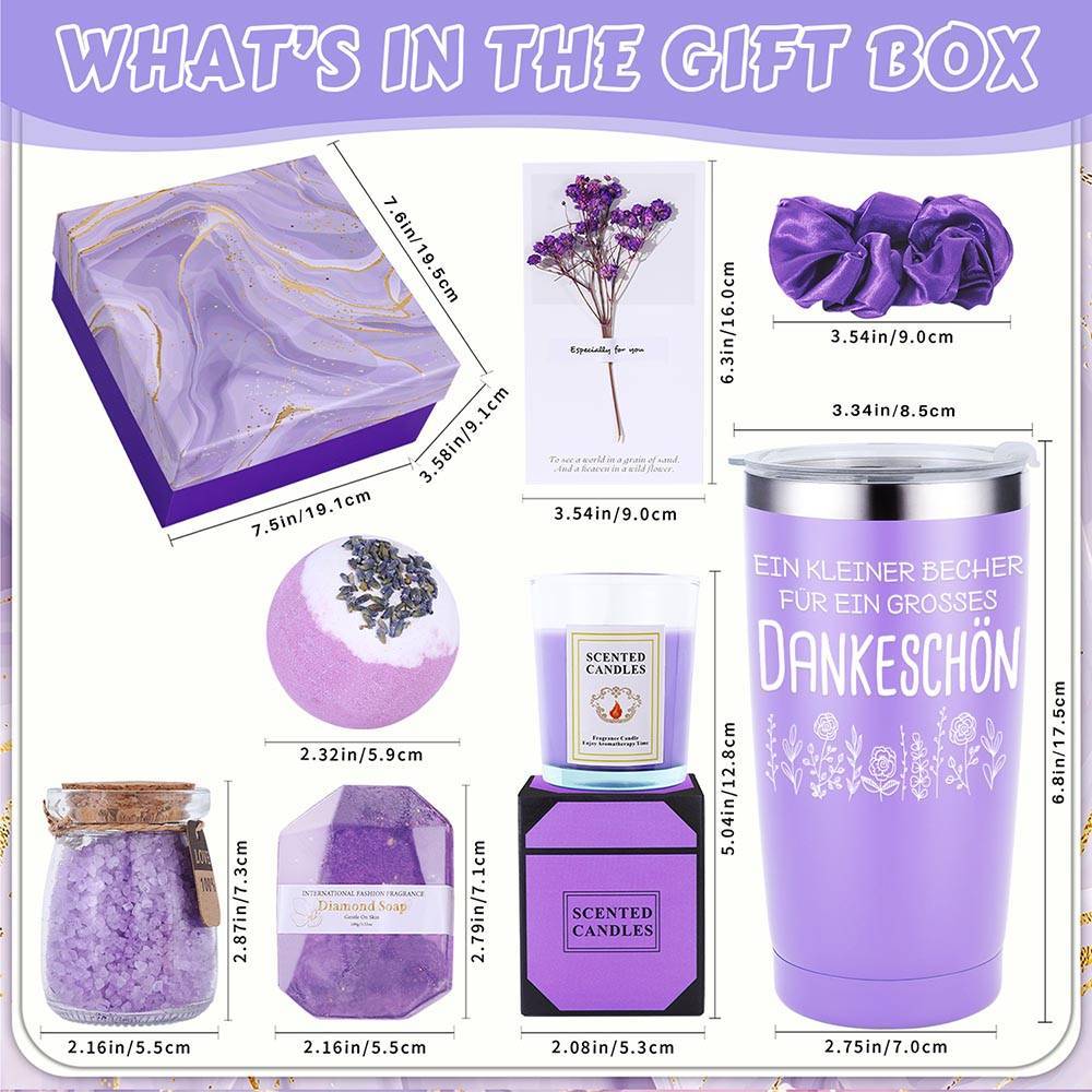 8 komada Sretna odlazak u mirovinu tematska ženska spa košara, rođendanski poklon, set za žene, višeodjelni paket za zabavu, kutija za spa darove za najbolju prijateljicu i sestru, samonjegujući poklon za djevojku, suprugu ili majku - Slika 4