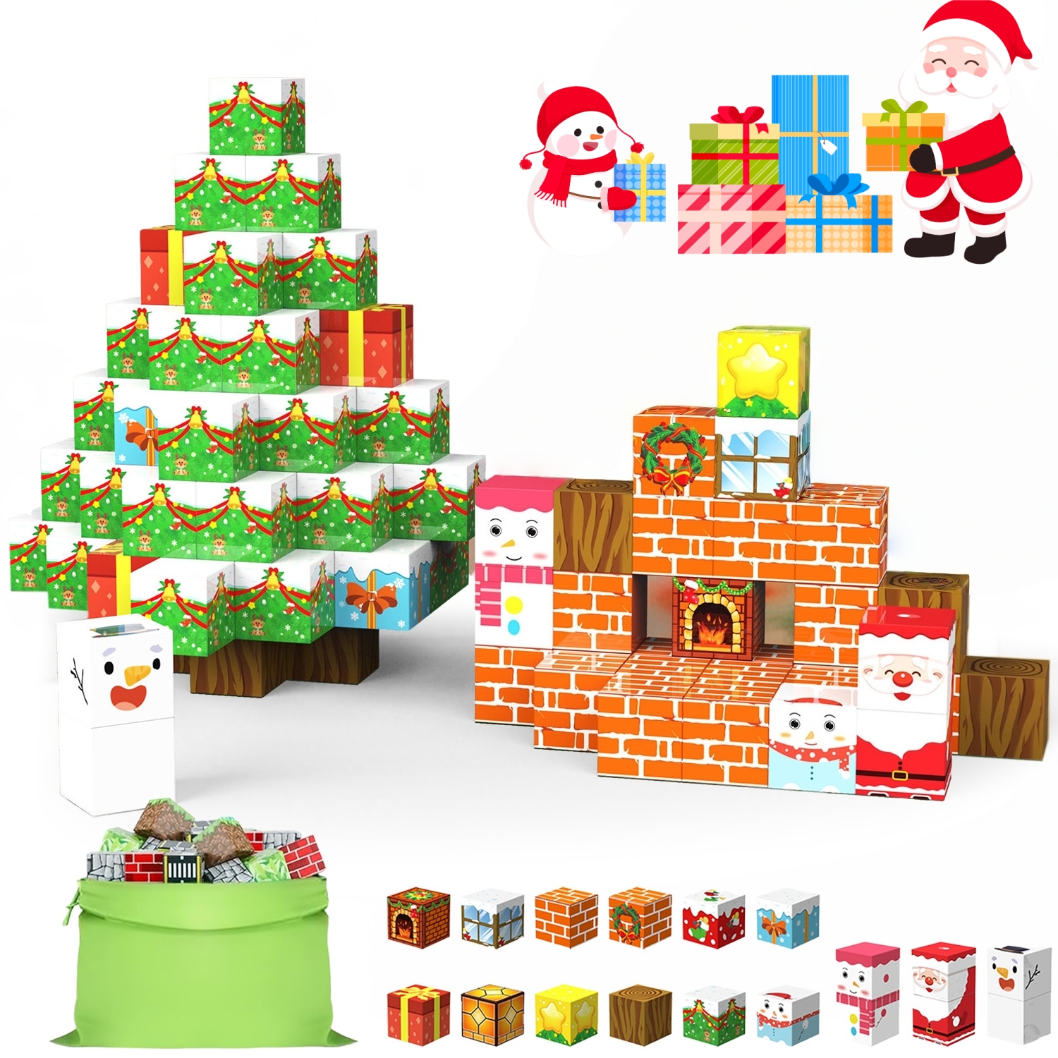 Magnetni građevinski set za djecu – 105 kom, STEM kreativne slagalice - Slika 10