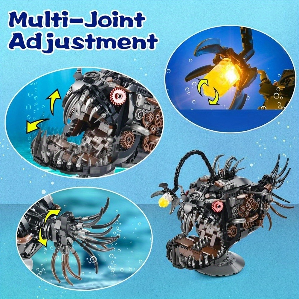 ada Mehanički Blokovi za Izgradnju Ribe - Slika 4