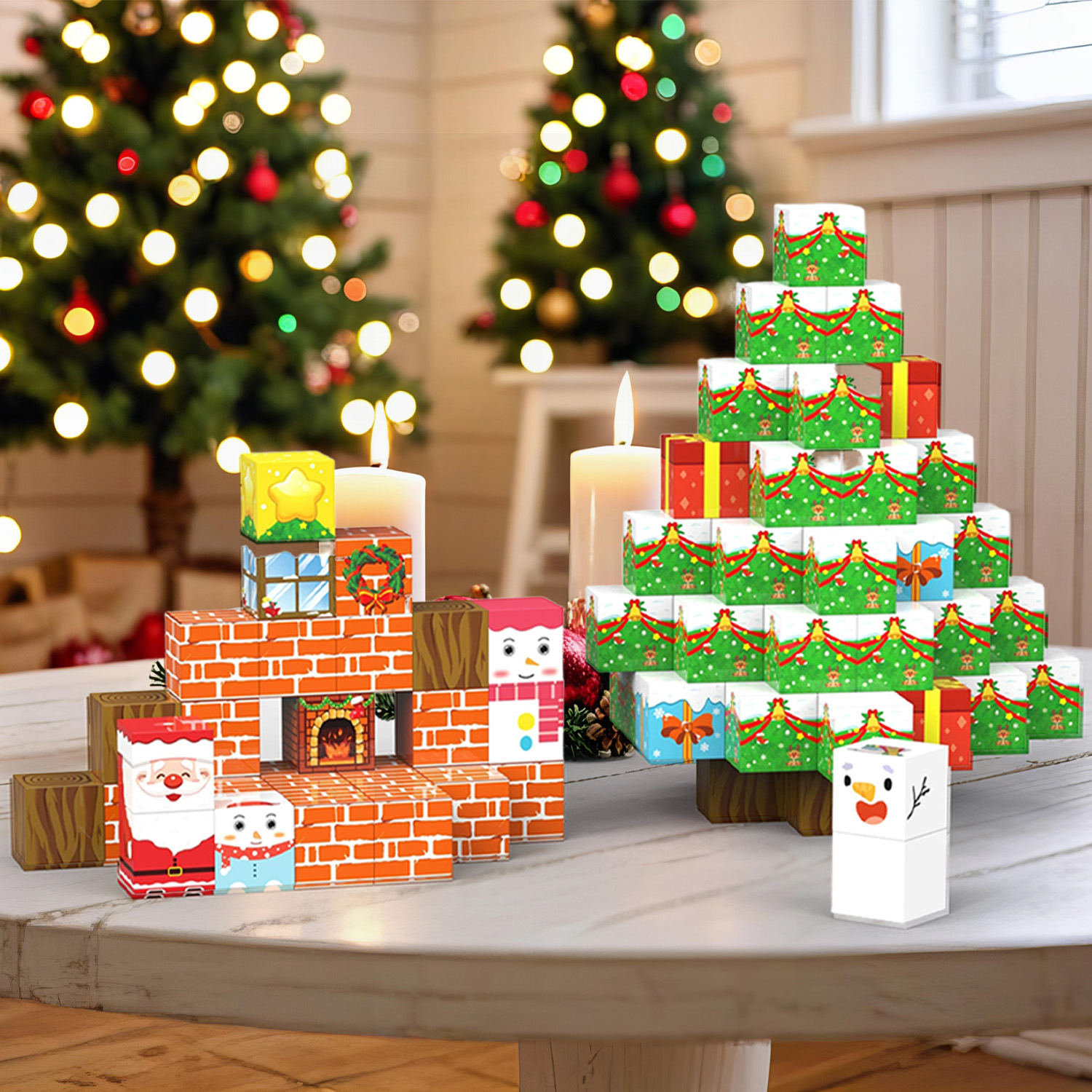 Magnetni građevinski set za djecu – 105 kom, STEM kreativne slagalice - Slika 7