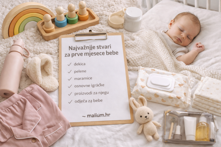 Najvažnije stvari za prve mjesece bebe – vodič za roditelje