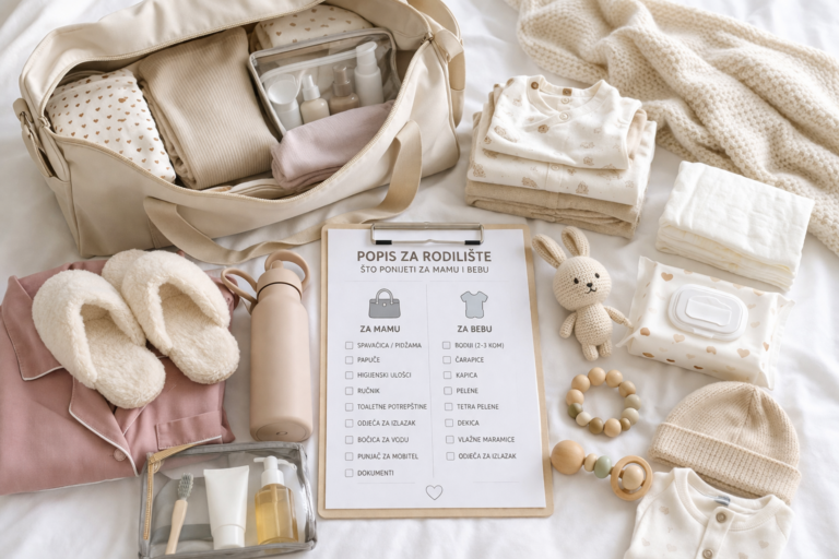 Popis za rodilište – što ponijeti za mamu i bebu