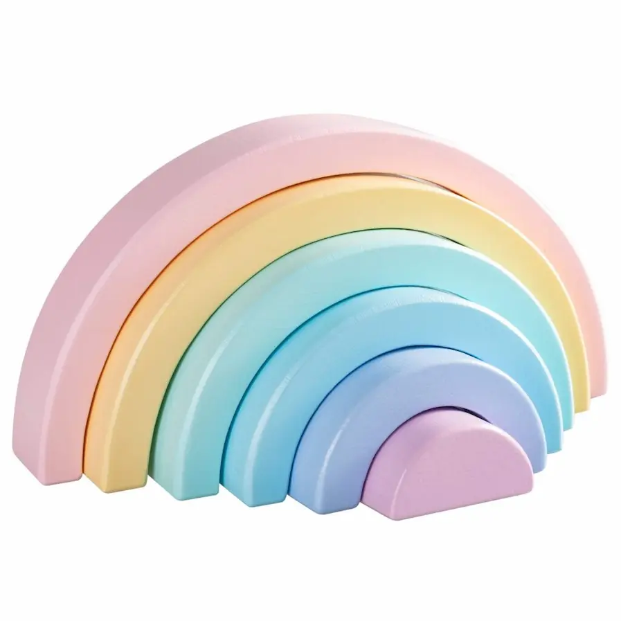 Detalj drvene Montessori igračke za razvoj djece