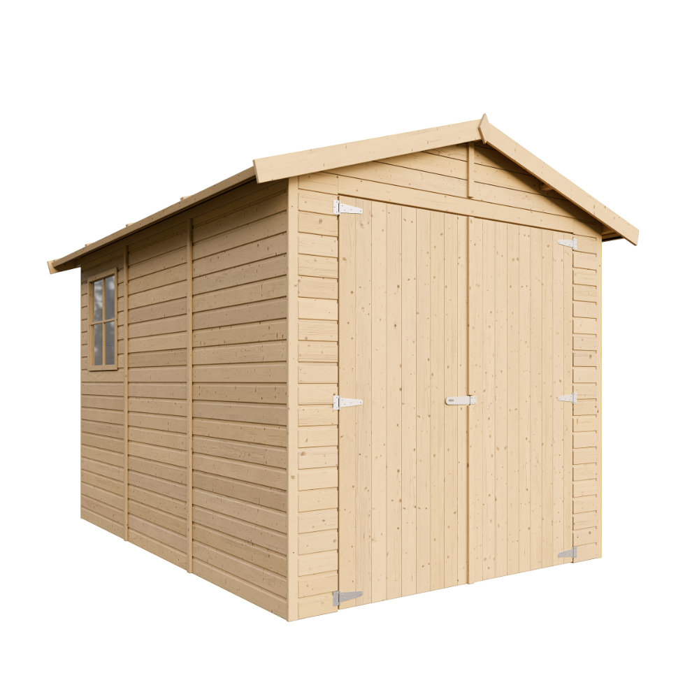 Drvena garaža M105 – 297 x 205 cm – 6 m²