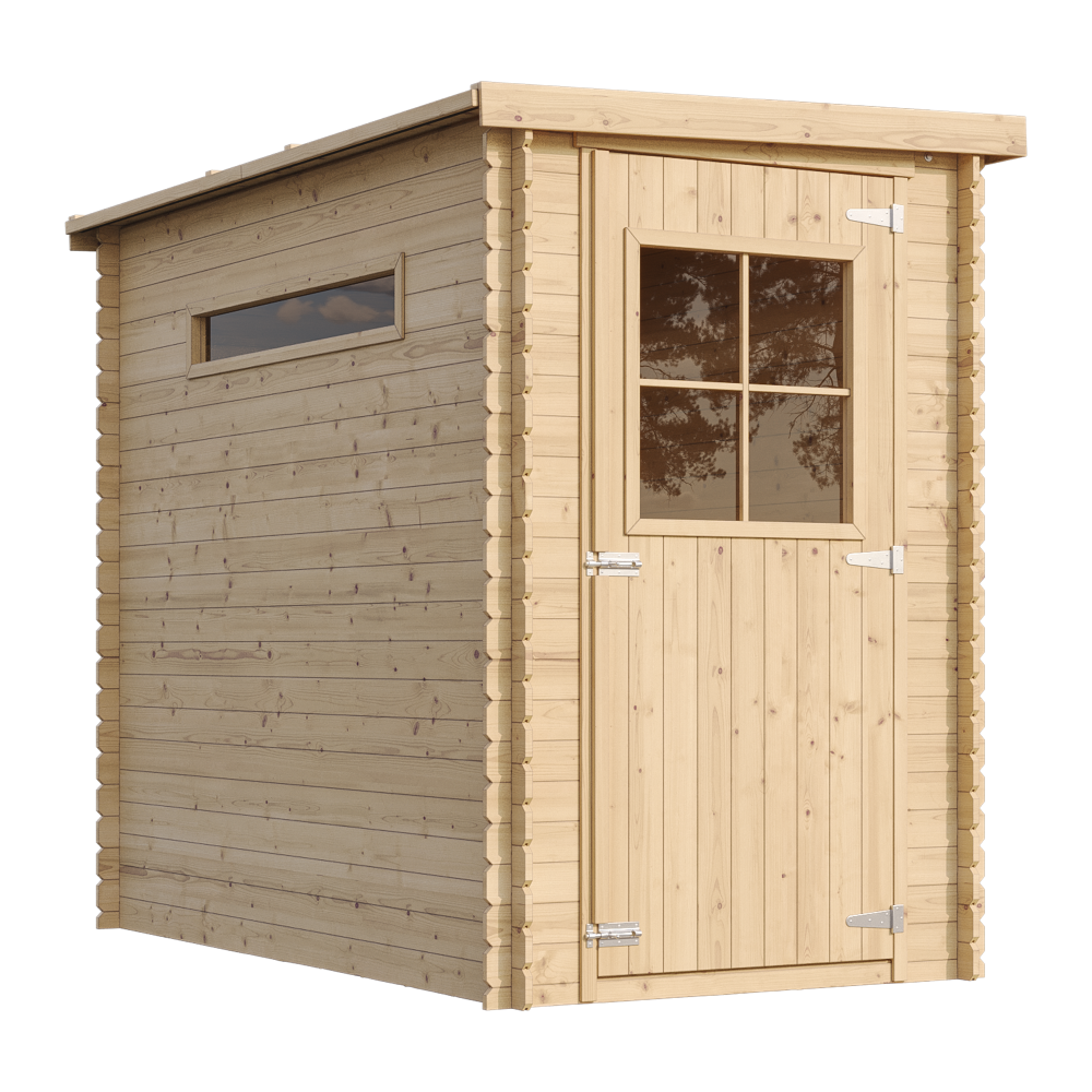 Wooden shed M306 – 130 x 235 cm – 3 m2