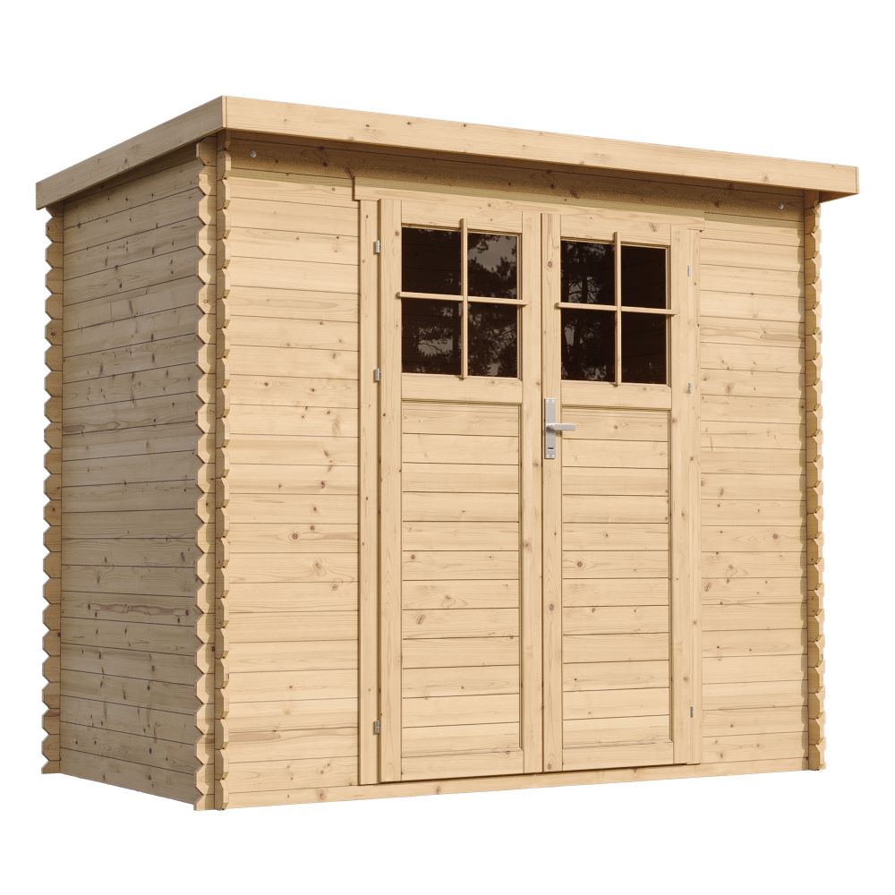 Wooden shed M310F – 235 x 130 cm – 3 m2