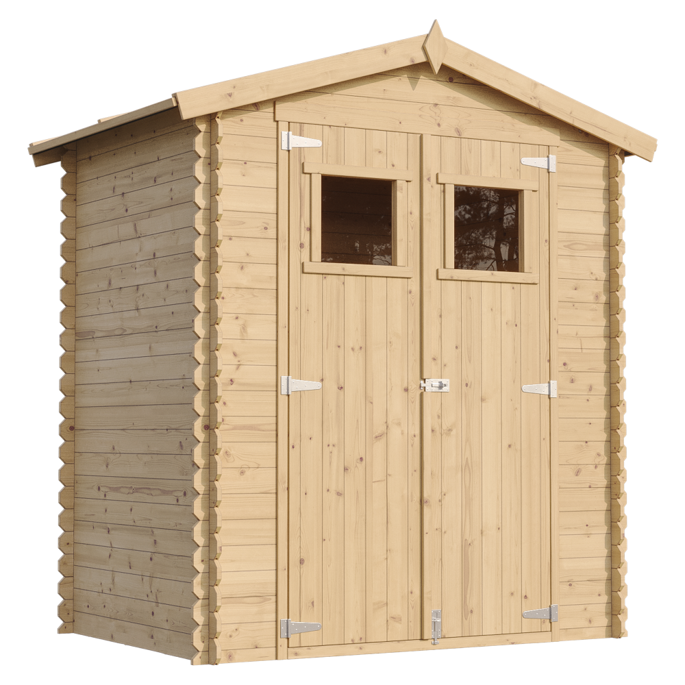 Wooden shed M367 – 180 x 130 cm – 2 m2