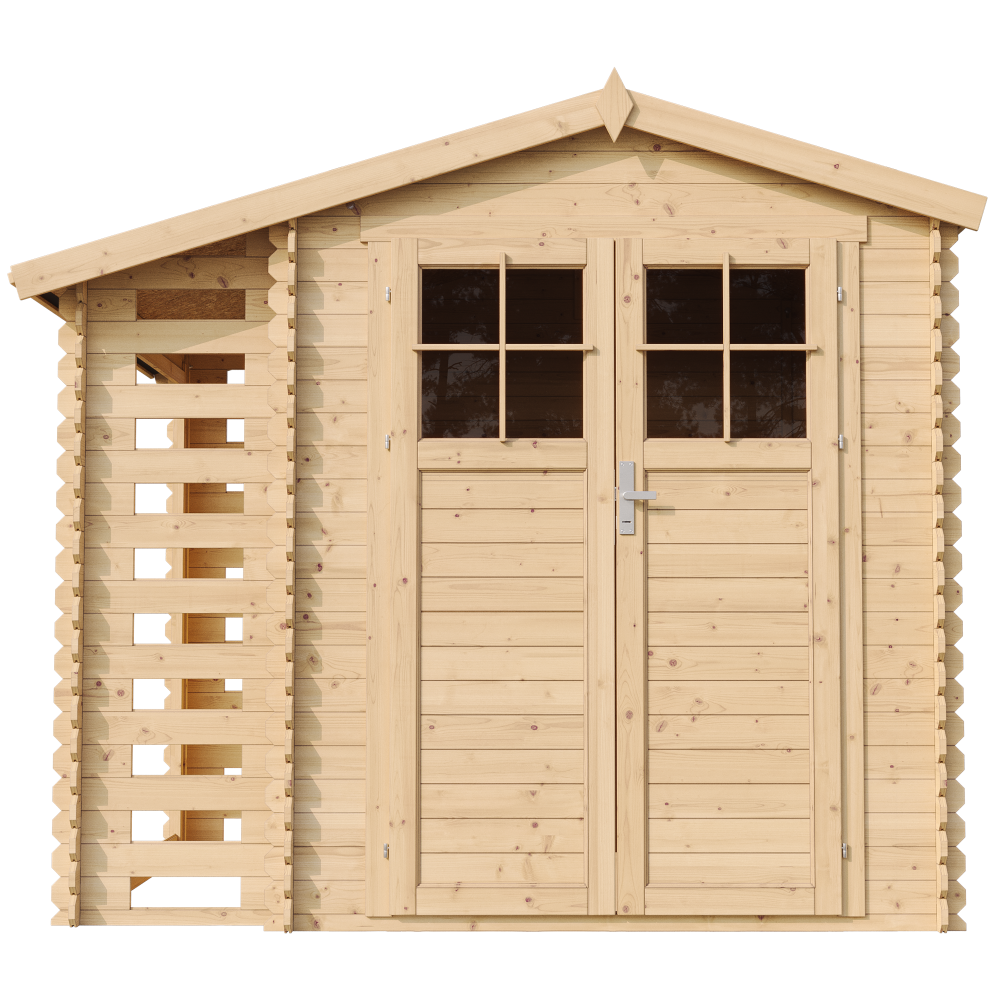 Wooden shed M386F – 256 x 200 cm – 5 m2 - Slika 2
